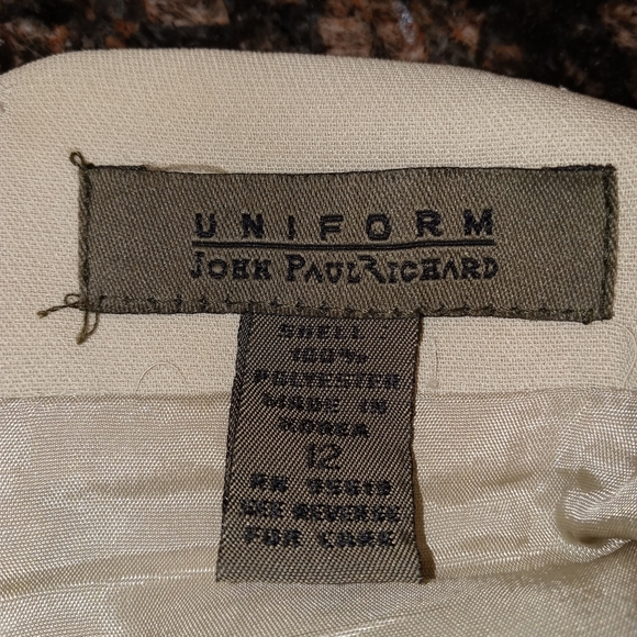 EUC-Uniform by John Paul Richard, Taupe Size 12 skirt Business - Picture 6 of 10